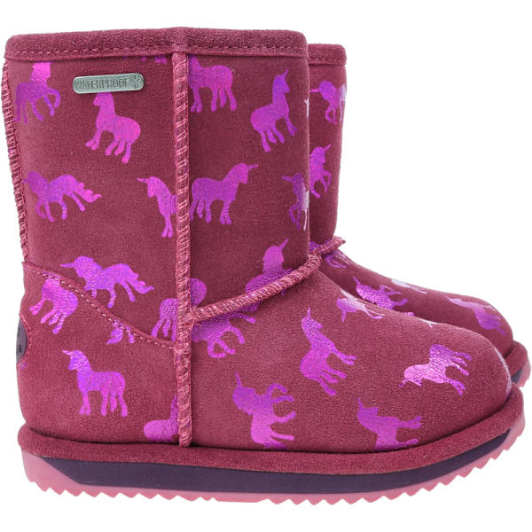 Snowboots Emu Australia Rainbow Unicorn Brumby Pink 24