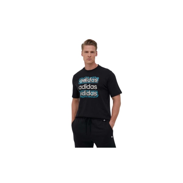 Shirts Adidas Sportswear Dream Doodle Multi Svarta 170 - 175 cm/M