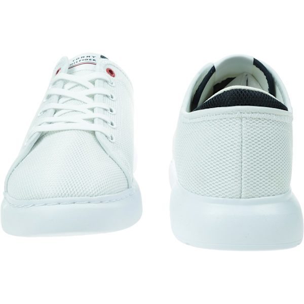 Puolikengät Tommy Hilfiger Lightweight Textile Cupsole Valkoiset 42