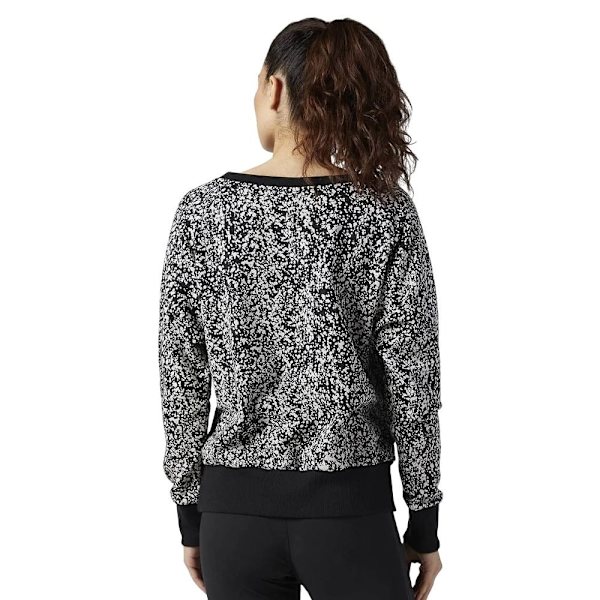Sweatshirts Reebok Crewneck Speckled Sort,Hvid 164 - 169 cm/S