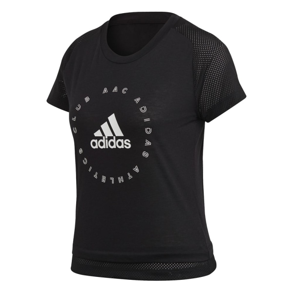 T-shirts Adidas Slim Graphic Sort 158 - 163 cm/S