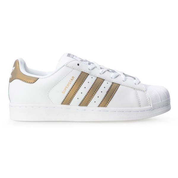 Sneakers low Adidas Superstar Hvid,Guld 38 2/3