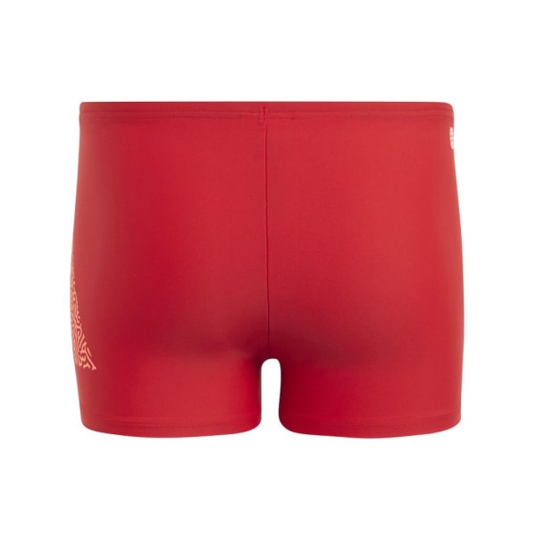 Byxor Adidas 3 Bar Log Boxer JR Rödbrunt 111 - 116 cm