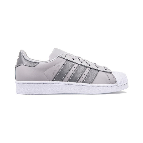 Lågskor Adidas Superstar J Gråa,Silver 37 1/3