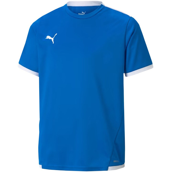 T-paidat Puma Teamliga Jersey Junior Vaaleansiniset 116 - 128 cm/XS