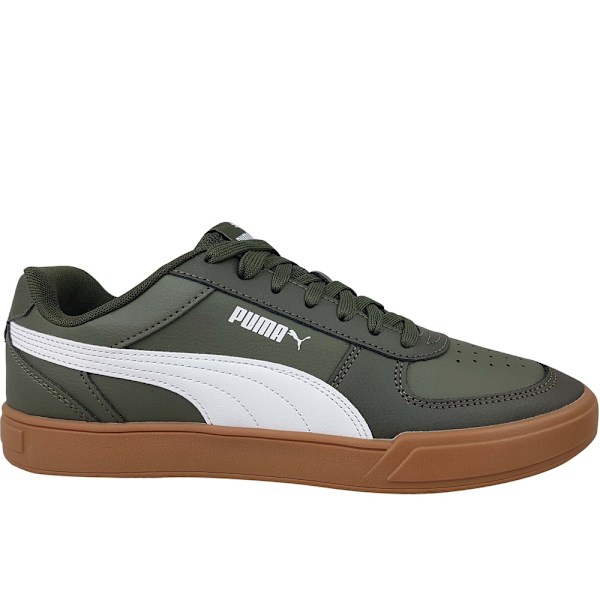 Lågskor Puma Caven Vit,Oliv 43