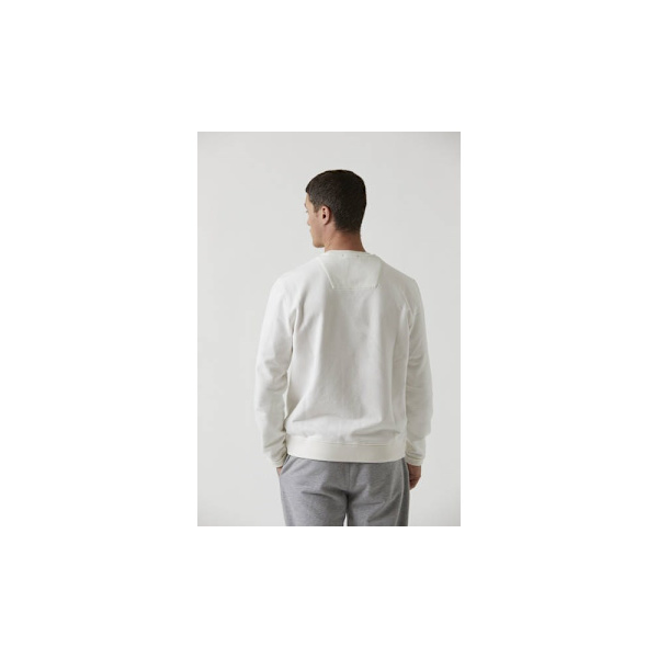 Puserot je Fleecet Aeronautica Militare FE1746F48973082 Valkoiset 183 - 187 cm/L