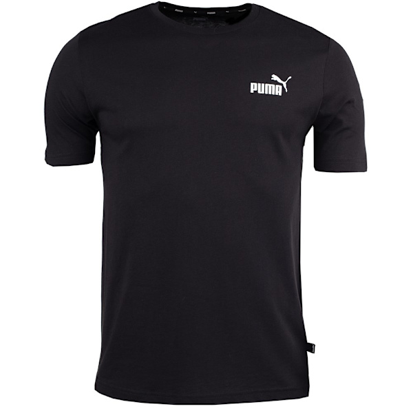 T-paidat Puma Ess Small Logo Tee Mustat 176 - 181 cm/M