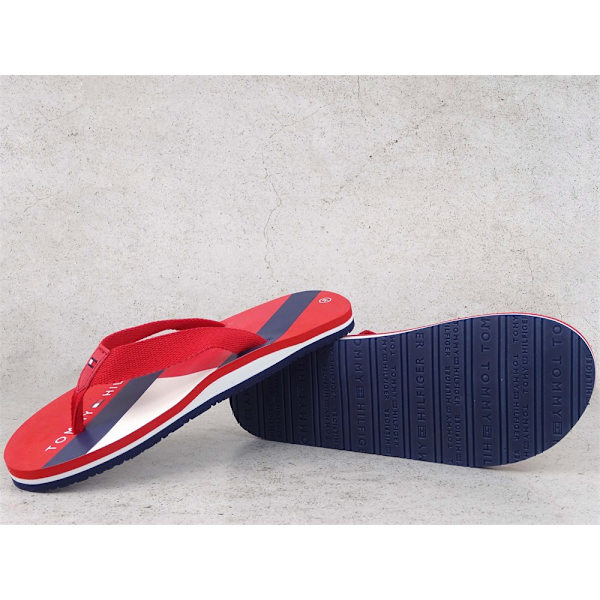 Flip-flops Tommy Hilfiger Flag Print Flip Flop Rød 35