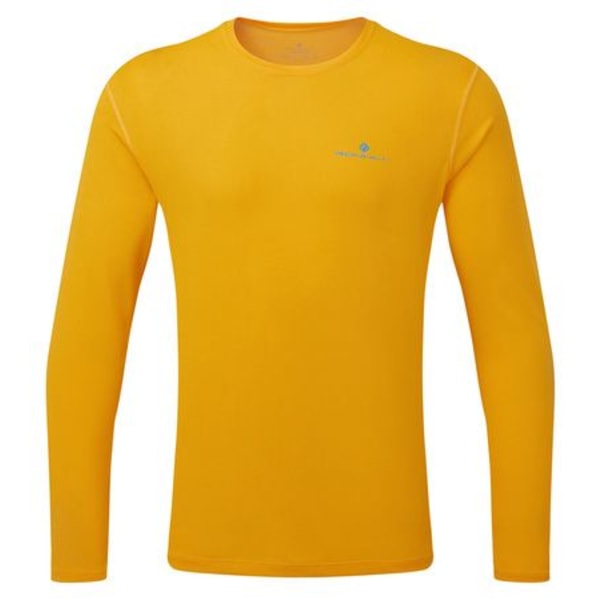 T-paidat Ronhill Core LS Tee Oranssin väriset 188 - 192 cm/XL