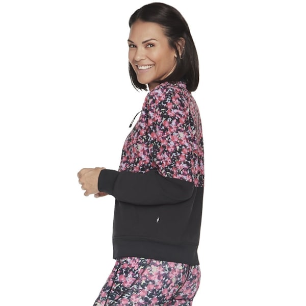 Sweatshirts Skechers Fantasy Fields Reversible Bomber Svarta 168 - 172 cm/M