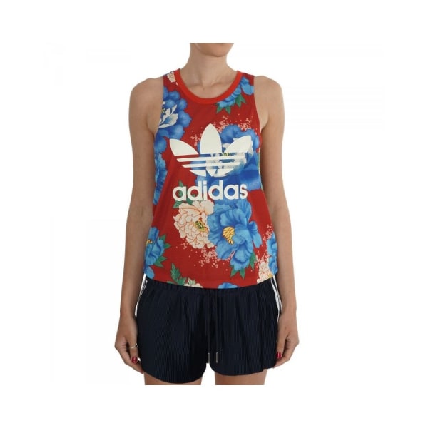 T-shirts Adidas Originals Top C Rød,Blå 158 - 163 cm/S