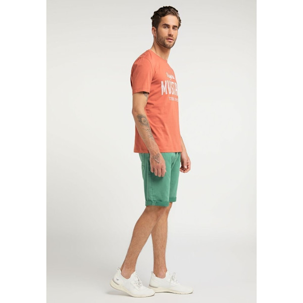 Shirts Mustang Alex C Print Orange 164 - 169 cm/S