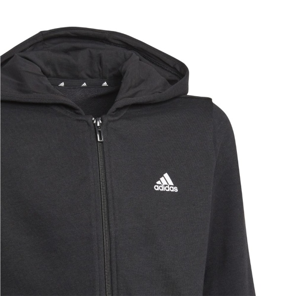 Sweatshirts Adidas Essentials Fullzip Hoodie JR Sort 117 - 122 cm/XXS