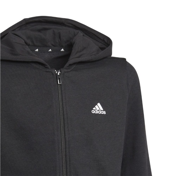 Sweatshirts Adidas Essentials Fullzip Hoodie JR Svarta 159 - 164 cm/L