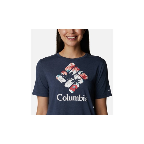 T-shirts Columbia Bluebird Day Relaxed Flåde 158 - 158 cm/S