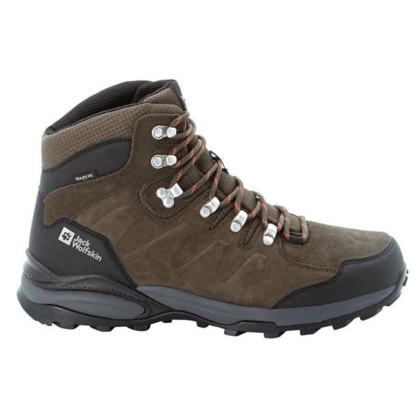 Skor Jack Wolfskin Refugio Texapore Mid Bruna 46