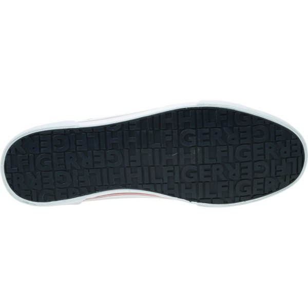 Lenkkitossut Tommy Hilfiger Core Corporate Vulc Canvas Mustat 44