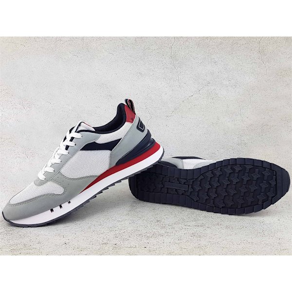 Sneakers low U.S. Polo Assn BUZZY001LGRRED02 Grå,Hvid 44