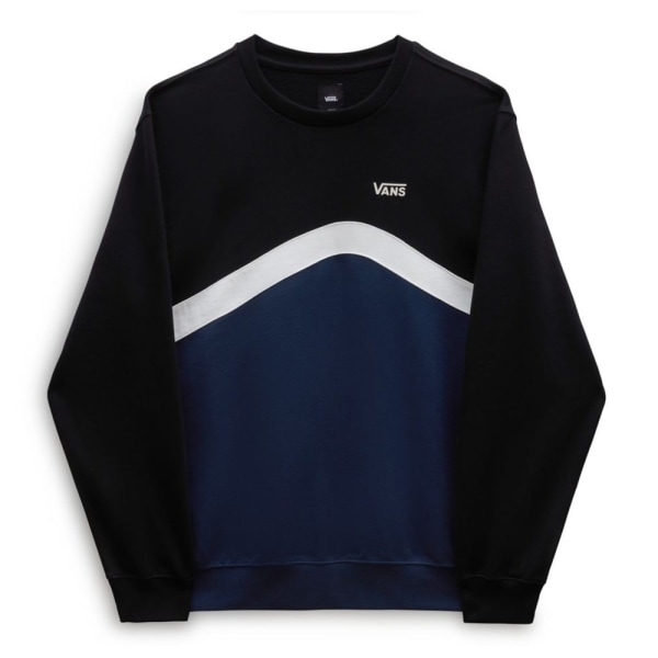 Puserot je Fleecet Vans Sidestripe Block Crew Mustat 188 - 192 cm/XL