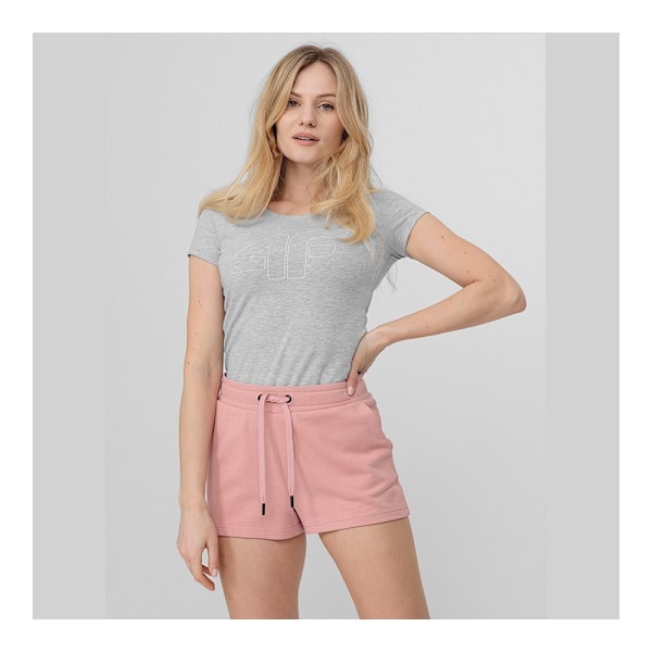 T-shirts 4F TSD353 Grå 162 - 165 cm/XS