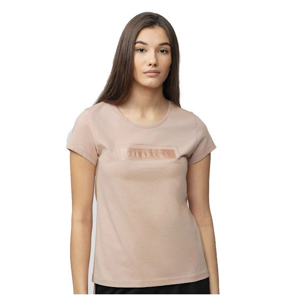 T-paidat 4F TSD034 Vaaleanpunaiset 168 - 171 cm/M