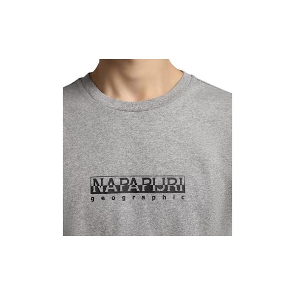 T-shirts Napapijri Sbox 3 Grå 193 - 197 cm/XXL