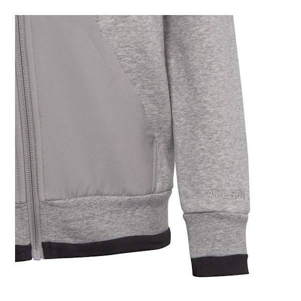 Puserot je Fleecet Adidas Fleece Fullzip Hoody JR Harmaat 159 - 164 cm/L