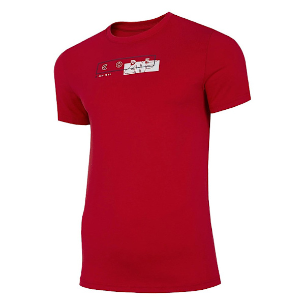 T-paidat 4F TSM021 Punainen 176 - 179 cm/M
