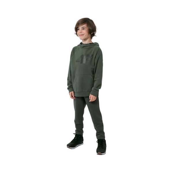 Puserot je Fleecet 4F JBLM002 Vihreät 122 - 127 cm