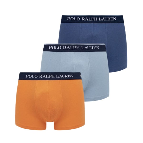 Majtki Ralph Lauren 3-pack Trunk Blå,Orange,Flåde S