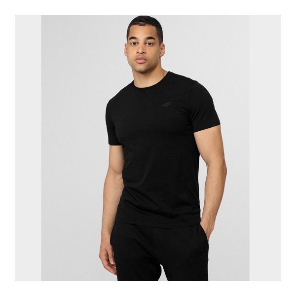 T-shirts 4F H4L22TSM35220S Sort 176 - 179 cm/M