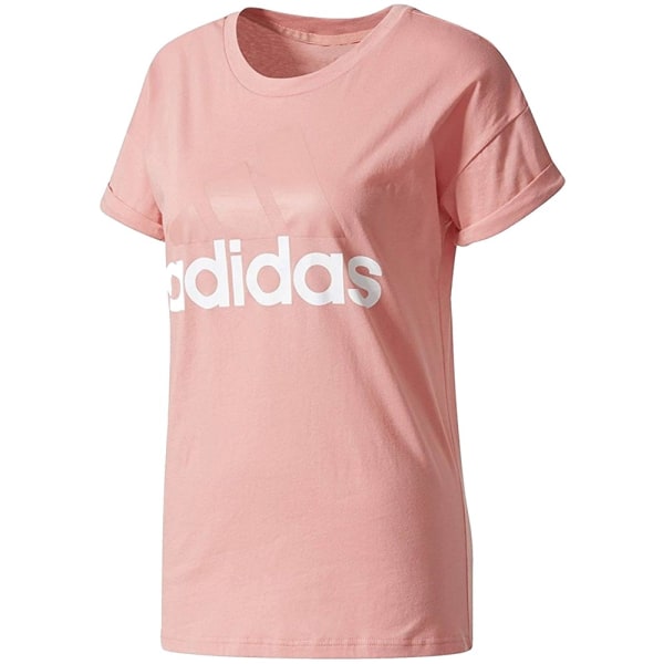 T-paidat Adidas Ess Linear Tee Vaaleanpunaiset 164 - 169 cm/M