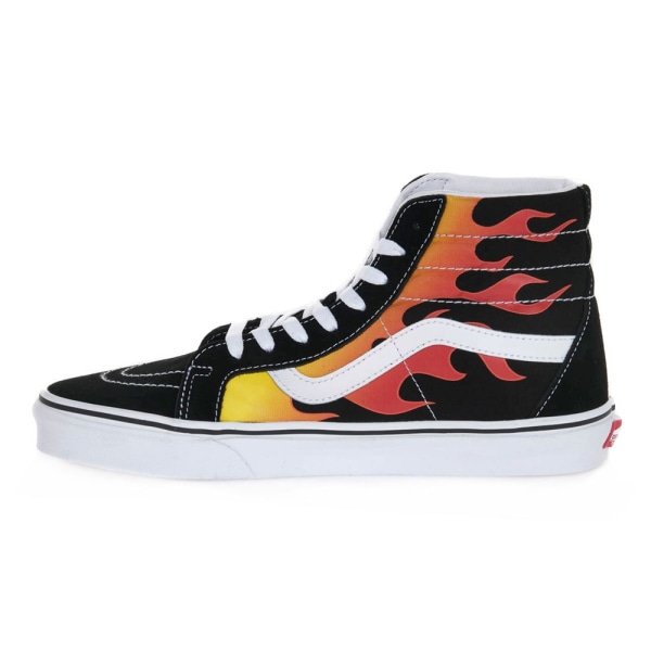 Koripallokengät Vans SK8 HI Reissue Flame Mustat,Punainen,Keltaiset 43