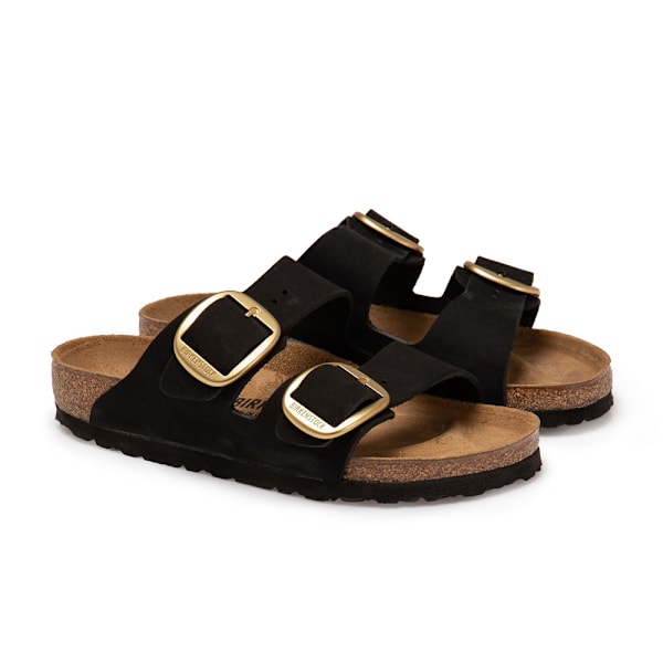 Rantakengät Birkenstock Arizona Big Buckle Mustat 38