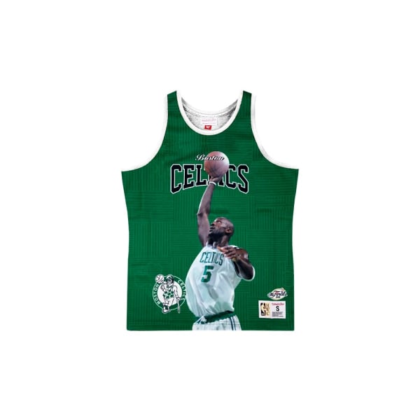Shirts Mitchell & Ness Nba Boston Celtics Kevin Garnett Gröna 188 - 192 cm/XL