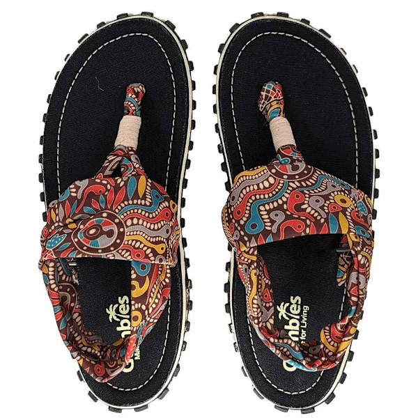 Rantakengät Gumbies Slingback Aboriginal Ruskeat,Tummanpunainen 41