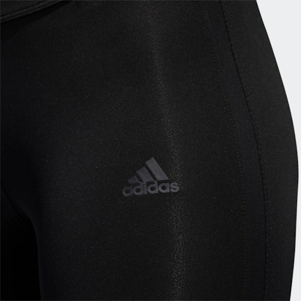 Housut Adidas Response Long Tight W Mustat 176 - 181 cm/XL