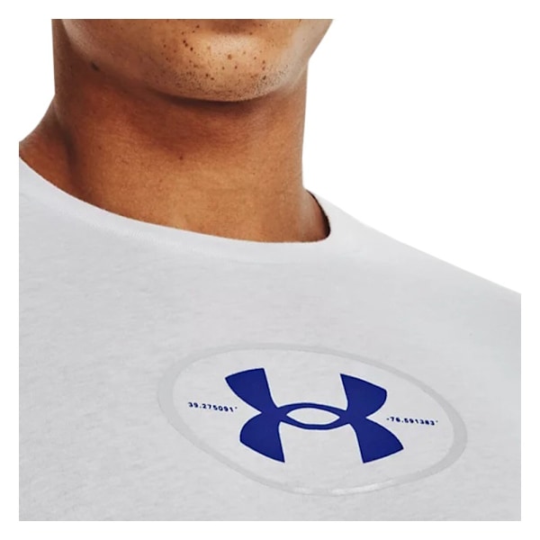 T-shirts Under Armour Repeat SS Hvid 193 - 197 cm/XXL