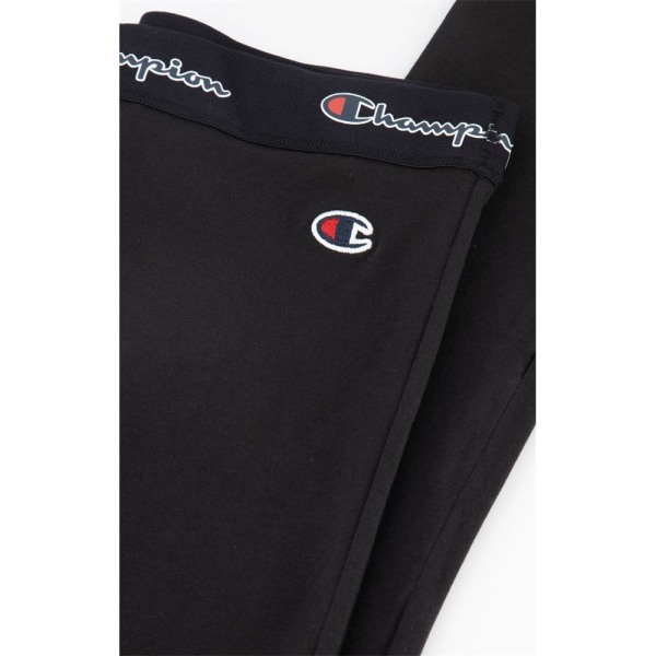 Bukser Champion Wmns Script Logo Waist Zip Detail Sort 173 - 177 cm/L