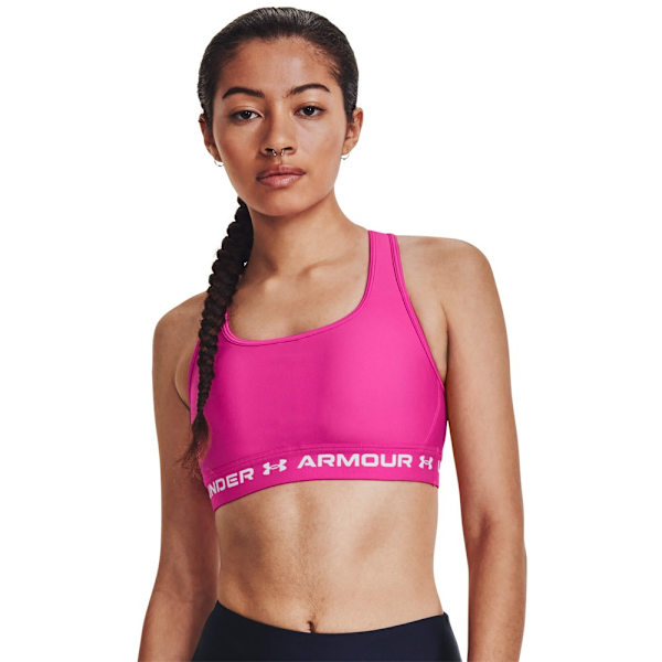 T-paidat Under Armour Ua Crossback Mid Bra Us Vaaleanpunaiset 178 - 182 cm/XL