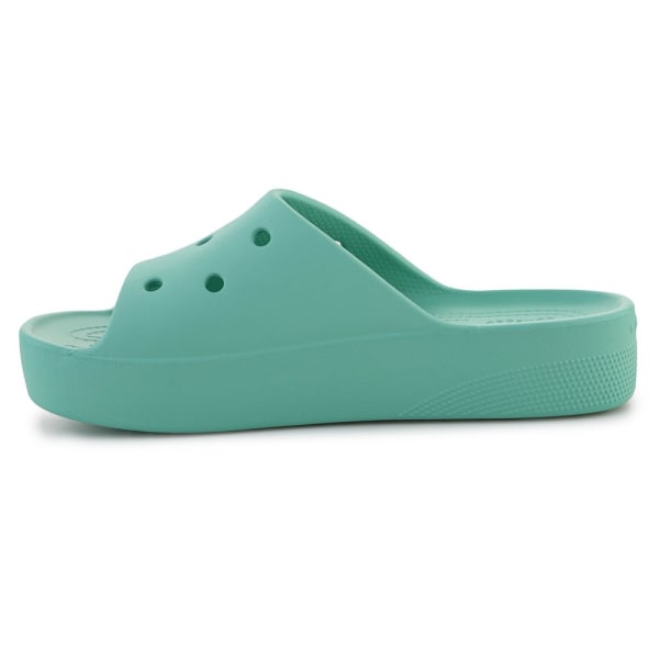 Tøffel Crocs Classic Platform Slide Celadon 38