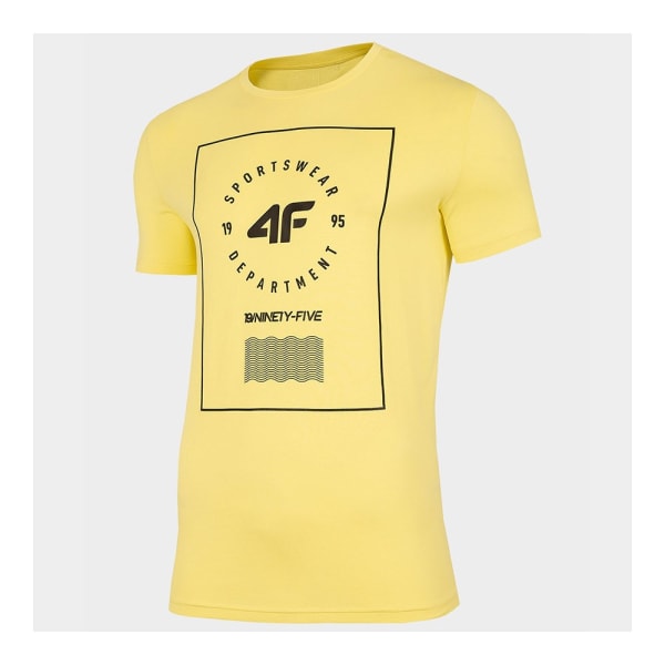 T-shirts 4F H4L22TSM03373S Gul 179 - 182 cm/L