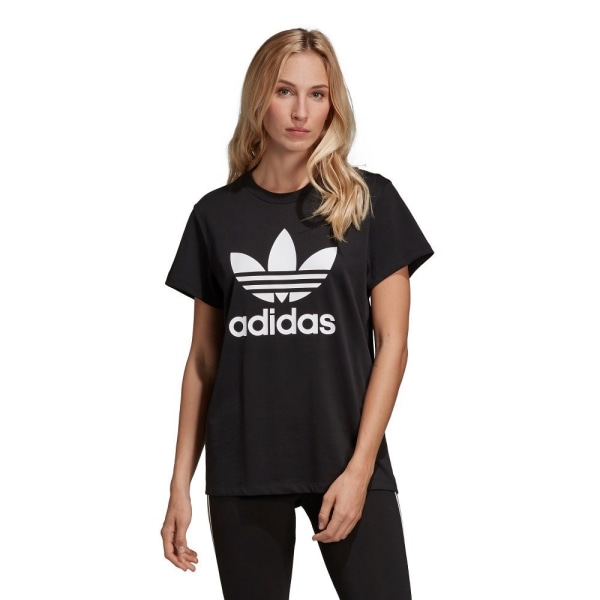 T-paidat Adidas Originals Boyfriend Trefoil Mustat 158 - 163 cm/S