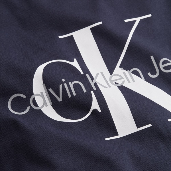 T-paidat Calvin Klein Core Monogram Tummansininen 187 - 189 cm/L