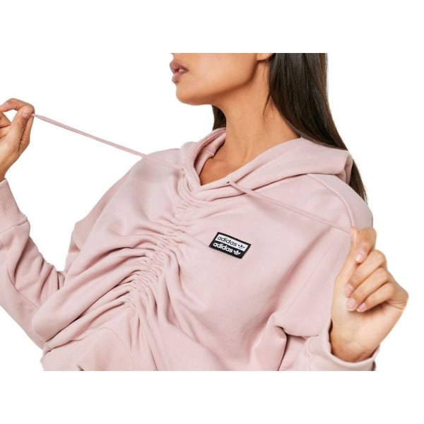 Sweatshirts Adidas Ruched Hoodie Pink 158 - 163 cm/S