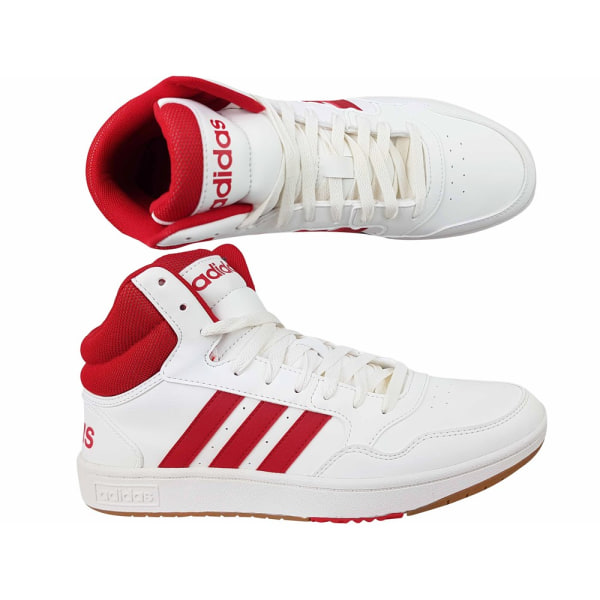Skor Adidas Hoops 3.0 Mid Vit 48