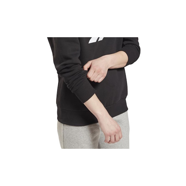 Puserot je Fleecet Reebok RI BL Fleece Crew Mustat 164 - 169 cm/S