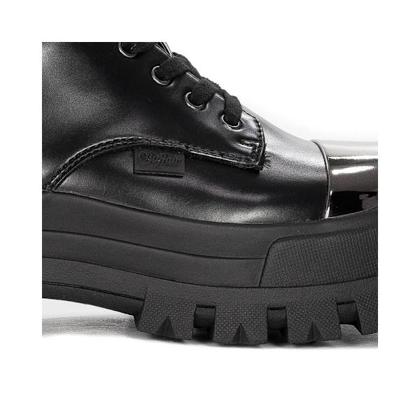 Kengät Buffalo Aspha Cls Steel Mustat 40