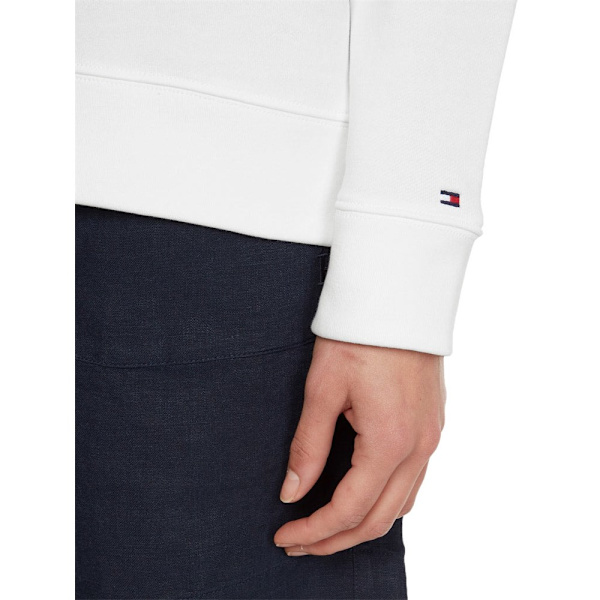 Puserot je Fleecet Tommy Hilfiger WW0WW35604YBR Valkoiset 158 - 162 cm/XS